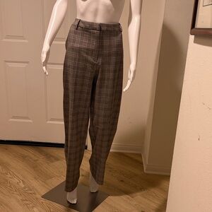 Elegant Checkered Women's Trousers